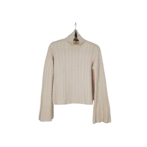 Theory Women's 100% Cashmere Sweater Sz S pattern soft preloved - Picture 1 of 7
